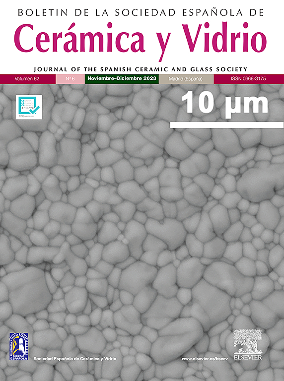 Go to journal home page - Boletín de la Sociedad Española de Cerámica y Vidrio